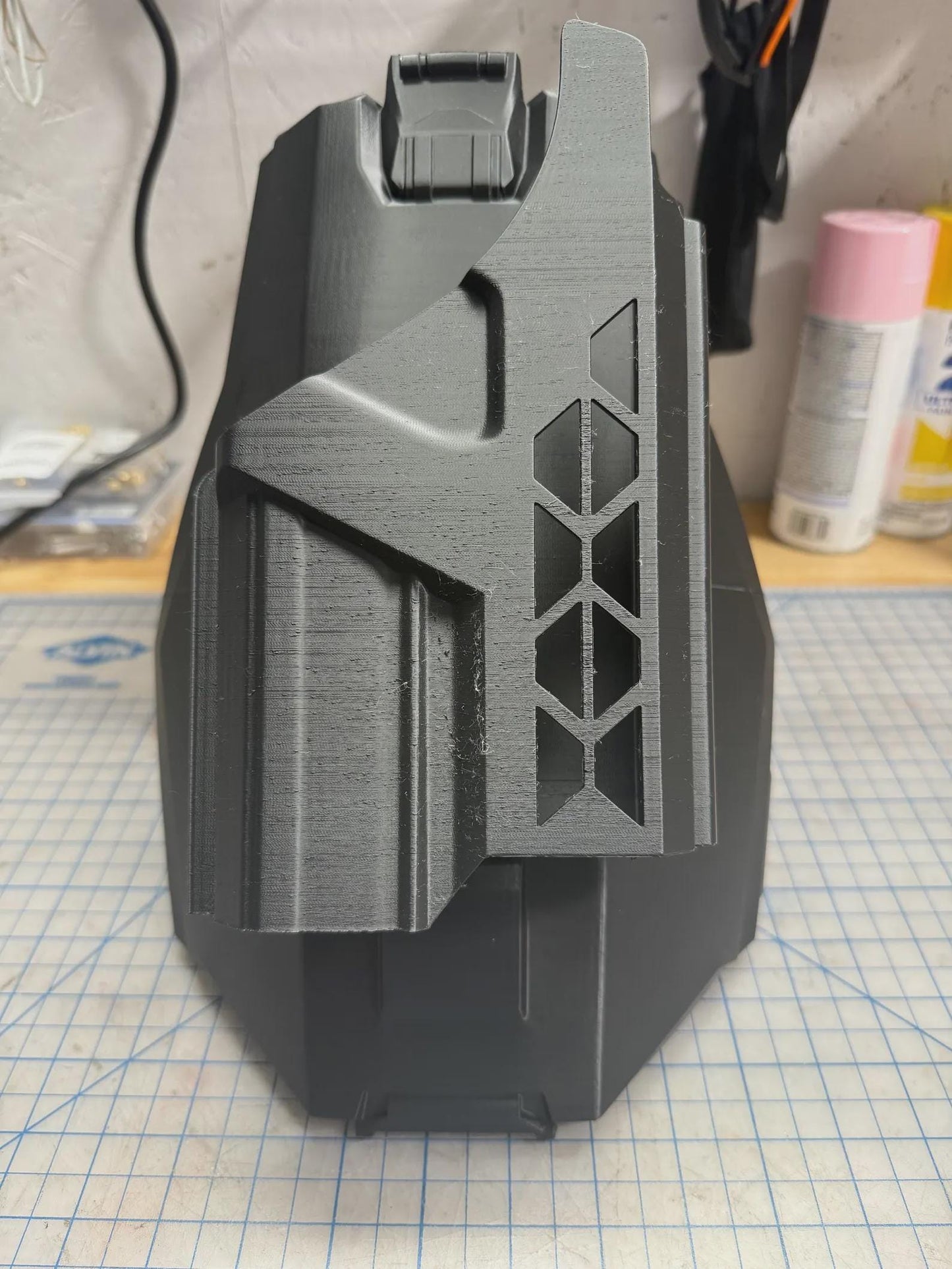 STL 3D Printing File Helldivers 2 P-2 Peacemaker Holster System & Mounting Plate