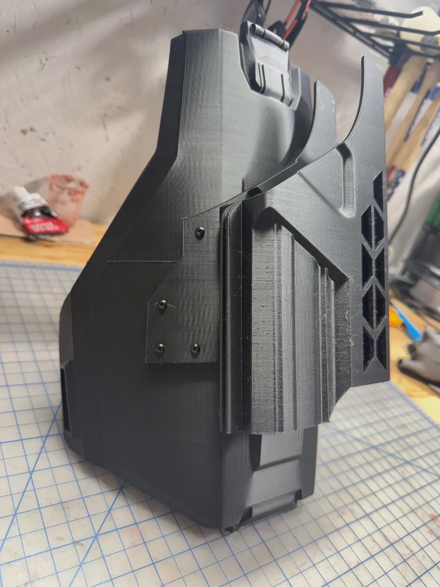 STL 3D Printing File Helldivers 2 P-2 Peacemaker Holster System & Mounting Plate